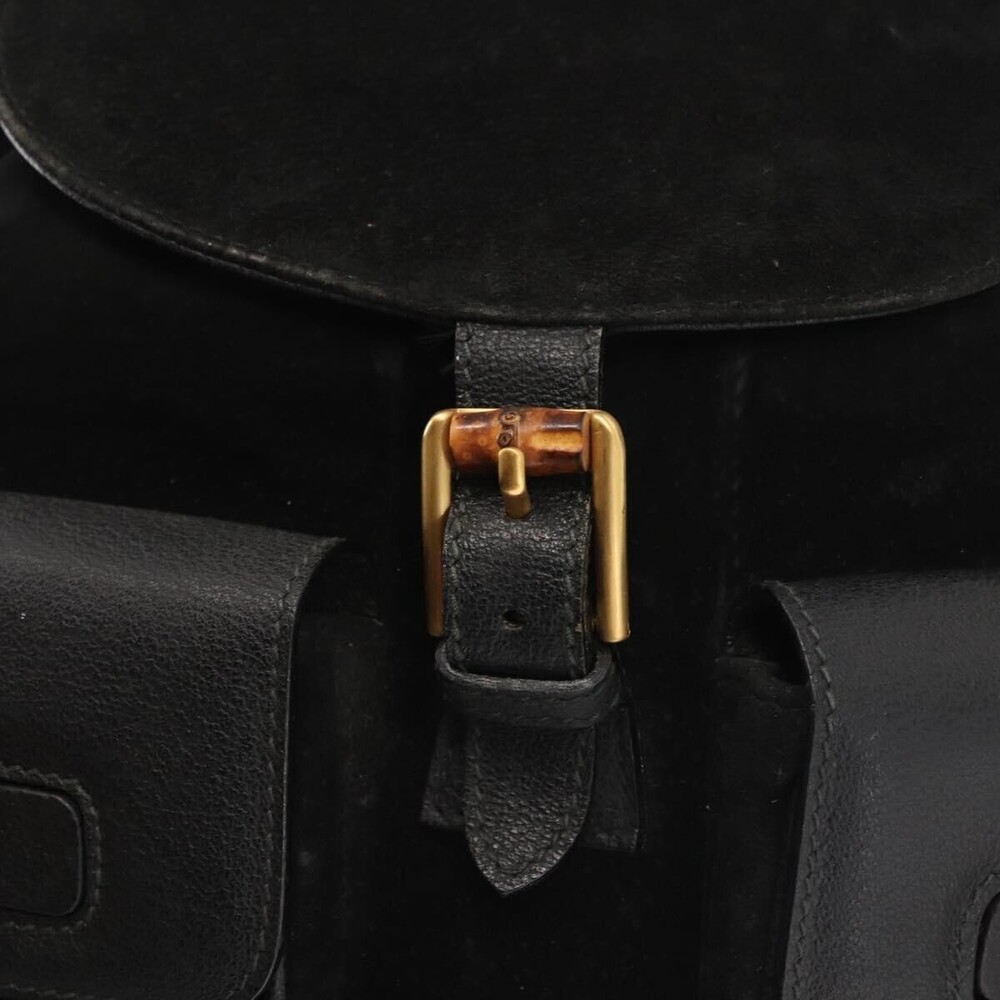 Gucci Vintage Bamboo Suede Medium - Picture 13 of 16